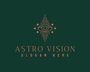 Mystical Astrology Eye logo design