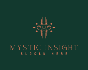 Divination - Mystical Astrology Eye logo design