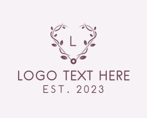 Letter - Heart Vine Gardening logo design