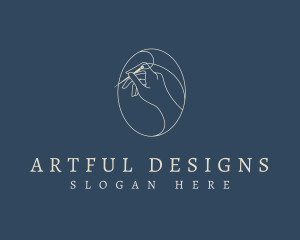 Elegant Tailor Hand logo design