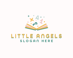 Child Welfare - Math Book Learning logo design