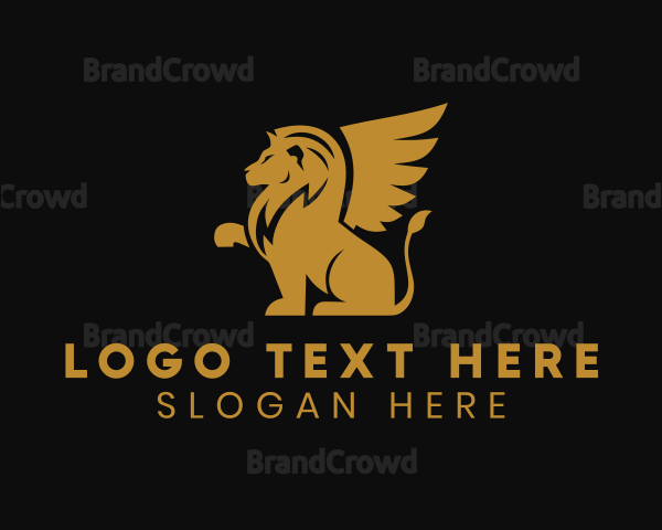 Gold Premium Griffin Logo