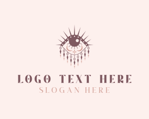 Mystical - Tarot Fortune Teller Eye logo design