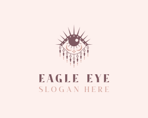 Tarot Fortune Teller Eye logo design