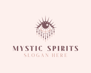 Tarot Fortune Teller Eye logo design