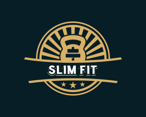 Exercise Gym Weights logo design