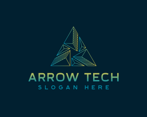 Pyramid Tech Developer logo design