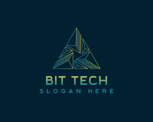 Pyramid Tech Developer logo design