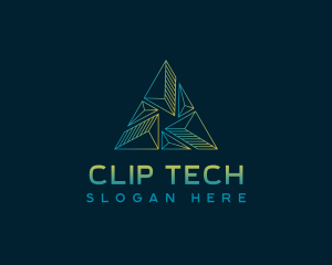 Pyramid Tech Developer logo design