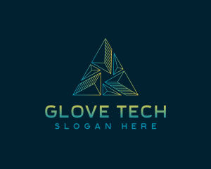 Pyramid Tech Developer logo design