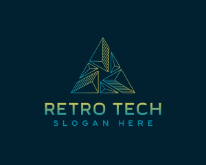 Pyramid Tech Developer logo design