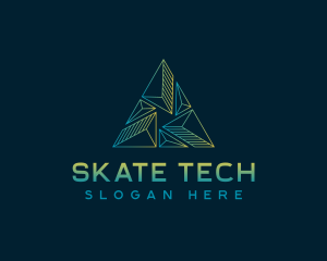 Pyramid Tech Developer logo design