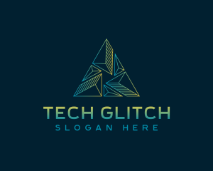 Pyramid Tech Developer logo design