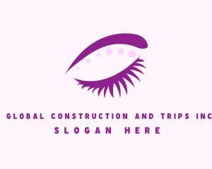 Stylish Lady Eyelash Logo