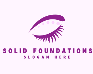 Cosmetic Surgery - Stylish Lady Eyelash logo design