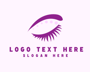 Stylish Lady Eyelash Logo