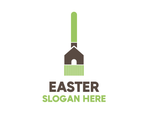 Home Cleaning Broom  Logo