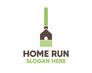 Home Cleaning Broom  logo design