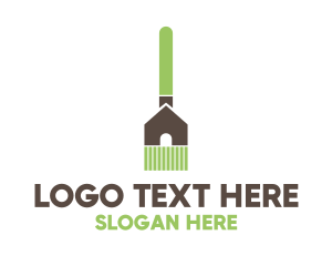 Hoover - Home Cleaning Broom logo design