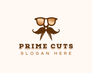 Shades Grooming Scissors logo design