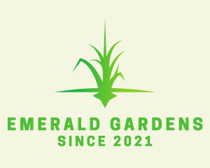 Grass Lawn Care logo design