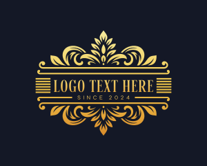 Luxury - Floral Boutique Wedding logo design