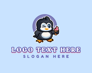 Dessert - Penguin Frozen Dessert logo design