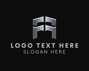 Trade - Generic Metallic Business Letter F logo design