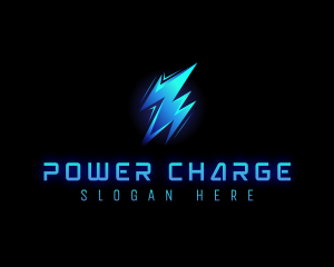 Lightning Power Bolt logo design