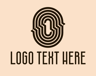 Retro Fashion Letter O Logo
