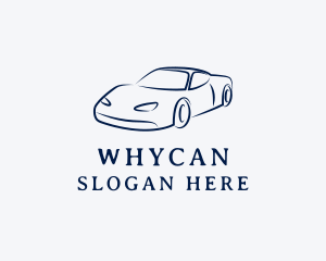 Drive - Blue Automobile Car logo design