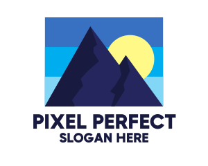 Blue Mountain Peak  logo design