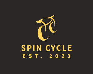 Lightning Bicycle Cycling logo design