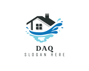 Home - Cleaning House Splash logo design