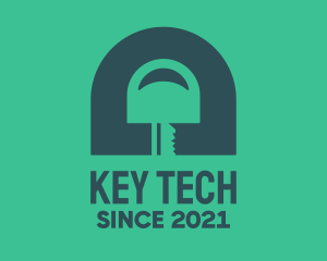 Blue Key Locksmith logo design