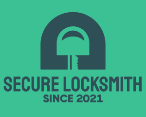 Locksmith - Blue Key Locksmith logo design