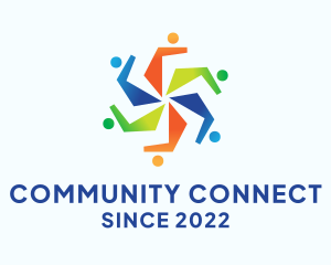 People Team Community logo design