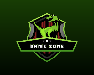 Dinosaur Raptor Gaming logo design