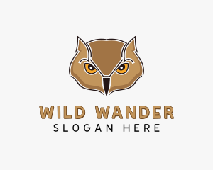 Owl Bird Wildlife logo design