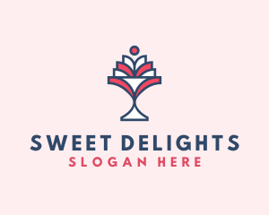 Sweet Wedding Cake  logo design