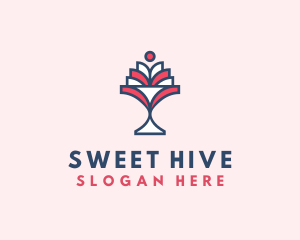 Sweet Wedding Cake  logo design