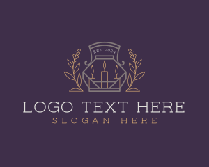 Scented - Scented Candle Souvenir logo design