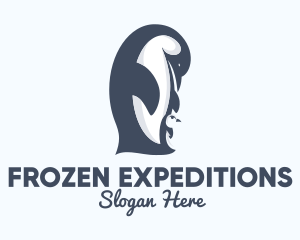 Penguin Mom & Baby logo design