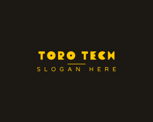 Retro Tech App logo design