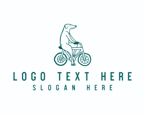 Dog Bicycle Veterinary Logo