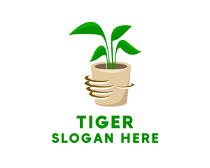 Plant - Gardening House Plant logo design