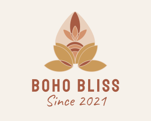 Boho Scented Candle logo design