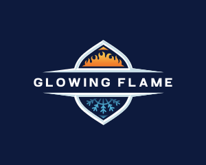 Fire Ice Thermal Ventilation logo design