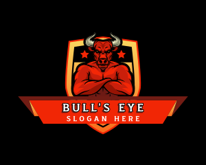 Masculine Angry Bull logo design