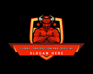 Tournament - Masculine Angry Bull logo design